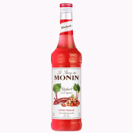 Sirop Rhubarbe MONIN 70cl - Pour Cocktails et Boissons Rafraîchissantes