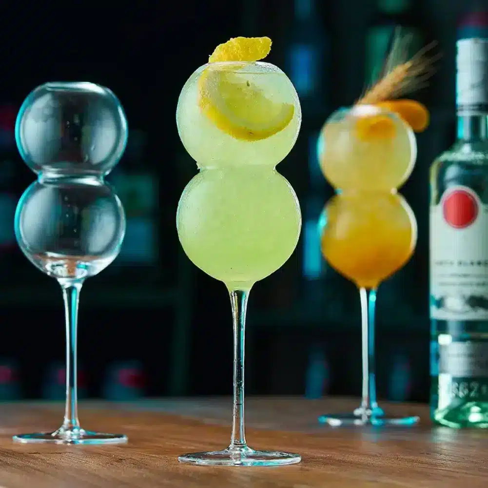 Verres a cocktails originaux / verre givré cocktail / Verre tulipe cocktail 3