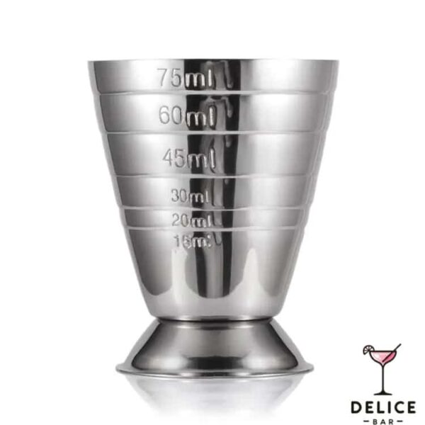 Verre doseur cocktail cl avec mesures inscrites de 15 à 75 ml