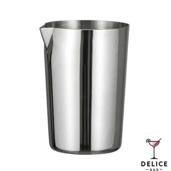 Cocktail gobelet a melange en acier inoxydable de couleur argent