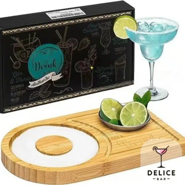 Planche pour épices cocktails en bambou