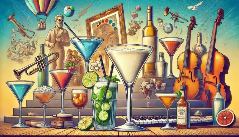 Cocktails Iconiques et Leur Représentation Artistique