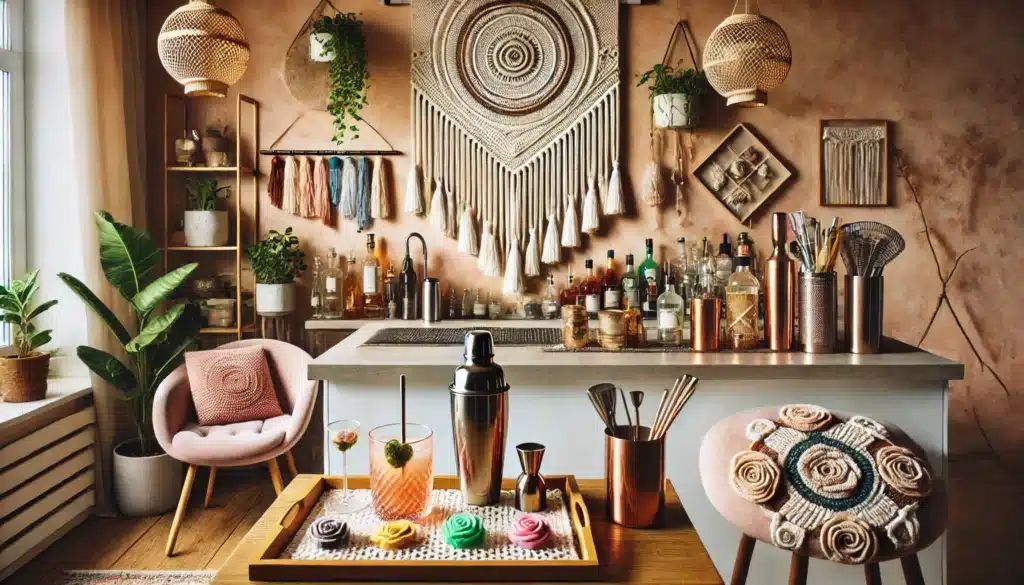 Set en macramé