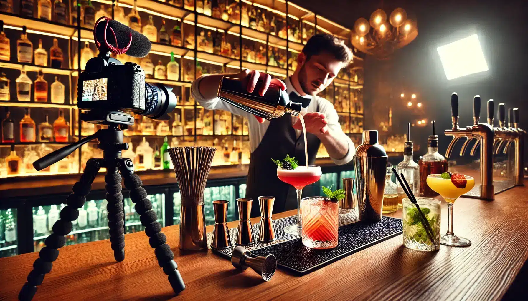 l'art de la photographie de cocktail