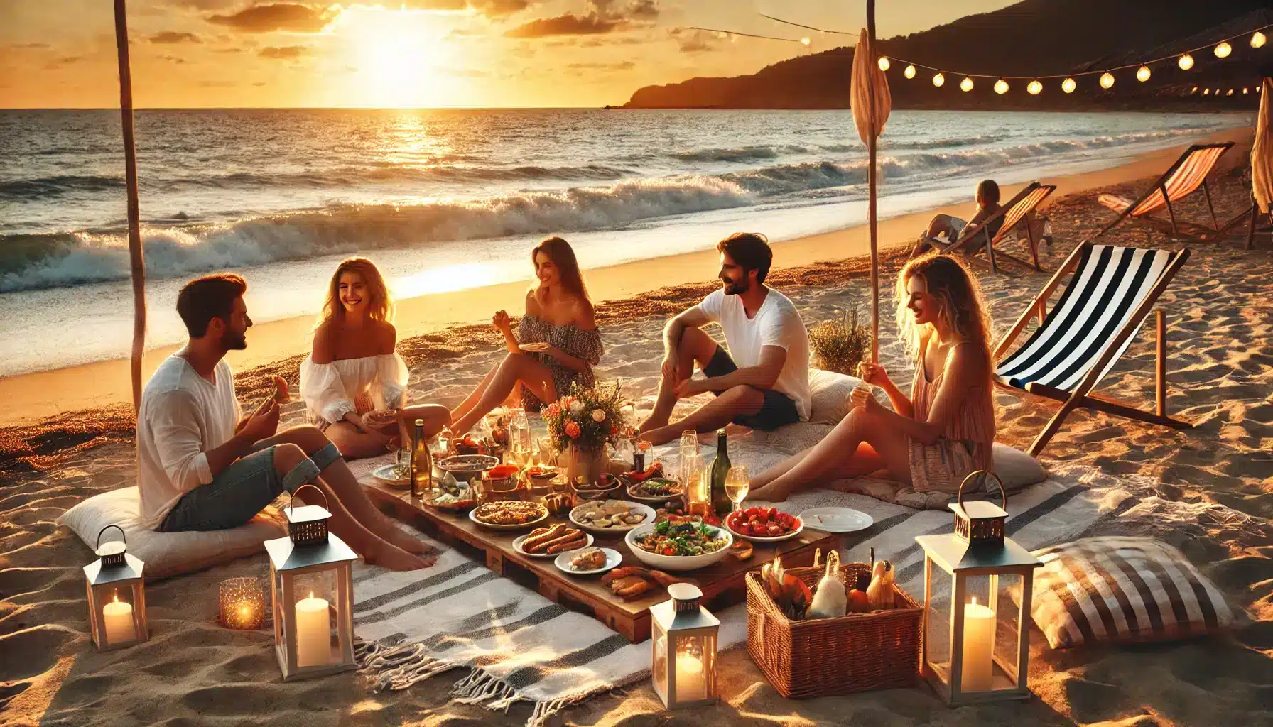 idées apéritifs dinatoire plage