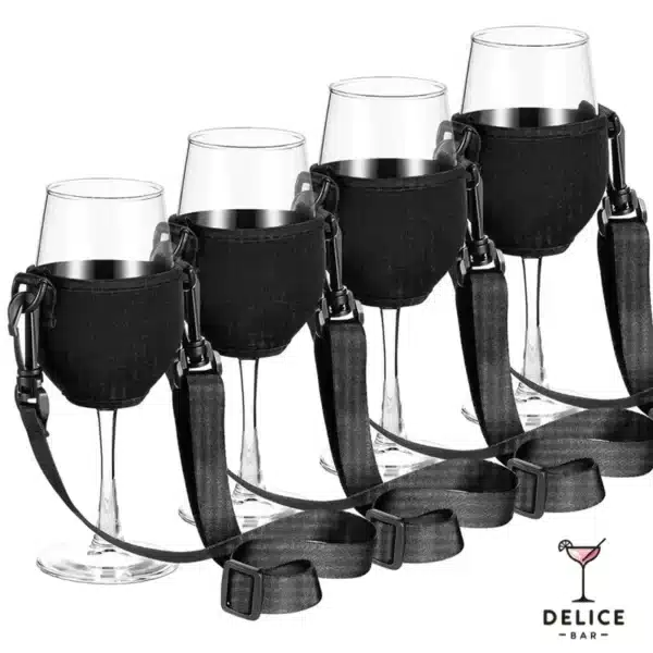 Porte verre tour de cou