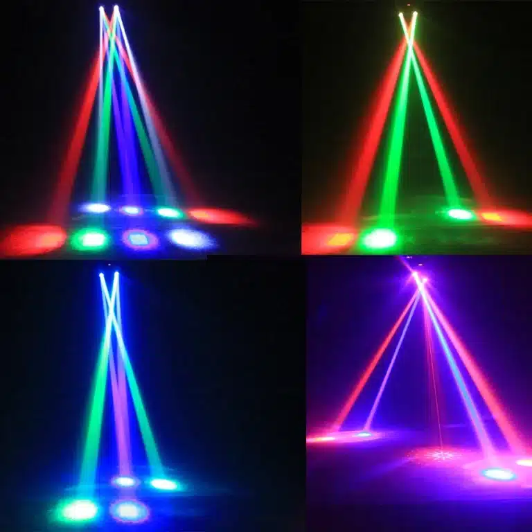 Jeu de lumière double faisceau laser 5