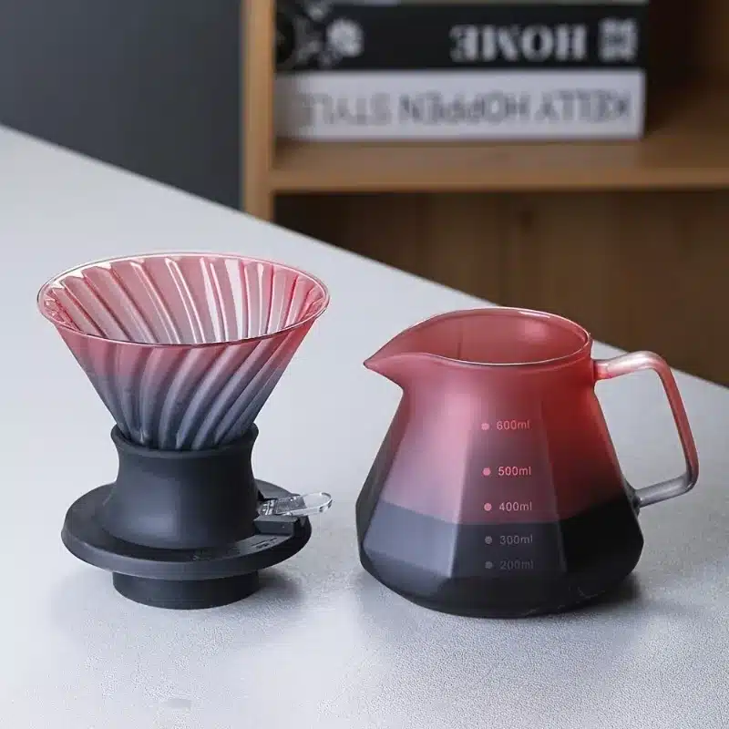 Dripper café V60 avec carafe graduée 600 ml 7