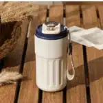 Tasse thermos café affichage LED avec anse 22