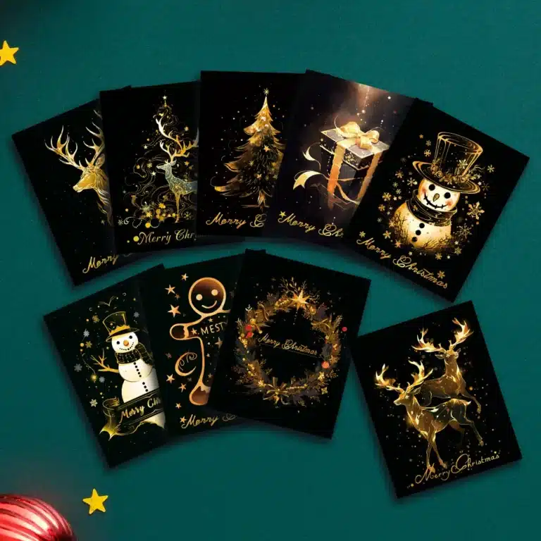 Etiquettes autocollantes pour Noel x9 5