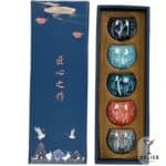 Set de tasse a thé japonaise Tenmoku
