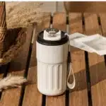 Tasse thermos café affichage LED avec anse 24