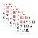 Etiquettes bouteille de vin humoristique Noel x6 6