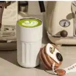 Tasse thermos café affichage LED avec anse 17