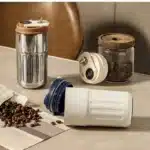 Tasse thermos café affichage LED avec anse 16