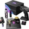 Kit Flavour Blaster Pro 2.4 noir avec pistolet, flacon Bubble X, arômes et notice utilisateur