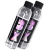 Deux flacons transparents de liquide à bulles Flavour Blaster Bubble X bouchons noirs 180 ml