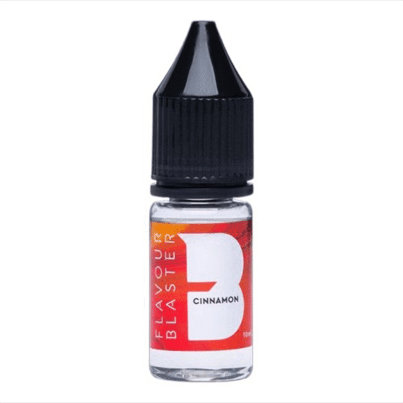 Flacon arôme Cannelle 10 ml Flavour Blaster bouchon noir étiquette rouge pour bulles aromatiques de cocktail