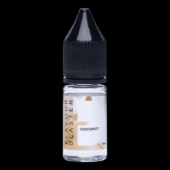 Flacon arôme Coco Flavour Blaster 10 ml sur fond noir, étiquette blanche et dorée pour cocktails exotiques
