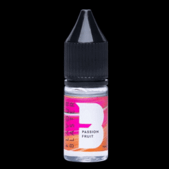 Flacon arôme Fruits de la passion 10 ml Flavour Blaster étiquette rose et orange sur fond noir pour bulles