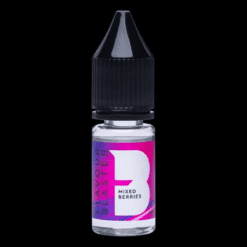 Flacon compte-gouttes 10 ml arôme fruits rouges Mixed Berries Flavour Blaster sur fond noir