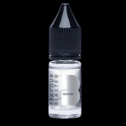 Flacon arôme Moon Flavour Blaster 10 ml étiquette argentée sur fond noir pour bulle de fumée comestible