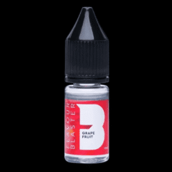 Flacon arôme Pamplemousse Flavour Blaster 10 ml étiquette rouge sur fond noir pour bulle de fumée comestible