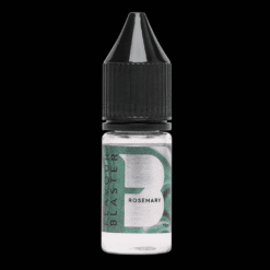 Flacon arôme Romarin Flavour Blaster 10 ml étiquette verte sur fond noir pour bulle de fumée comestible