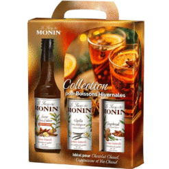 Coffret Boissons Hivernales MONIN 3x25cl - Pour Boisson et Vin Chaud