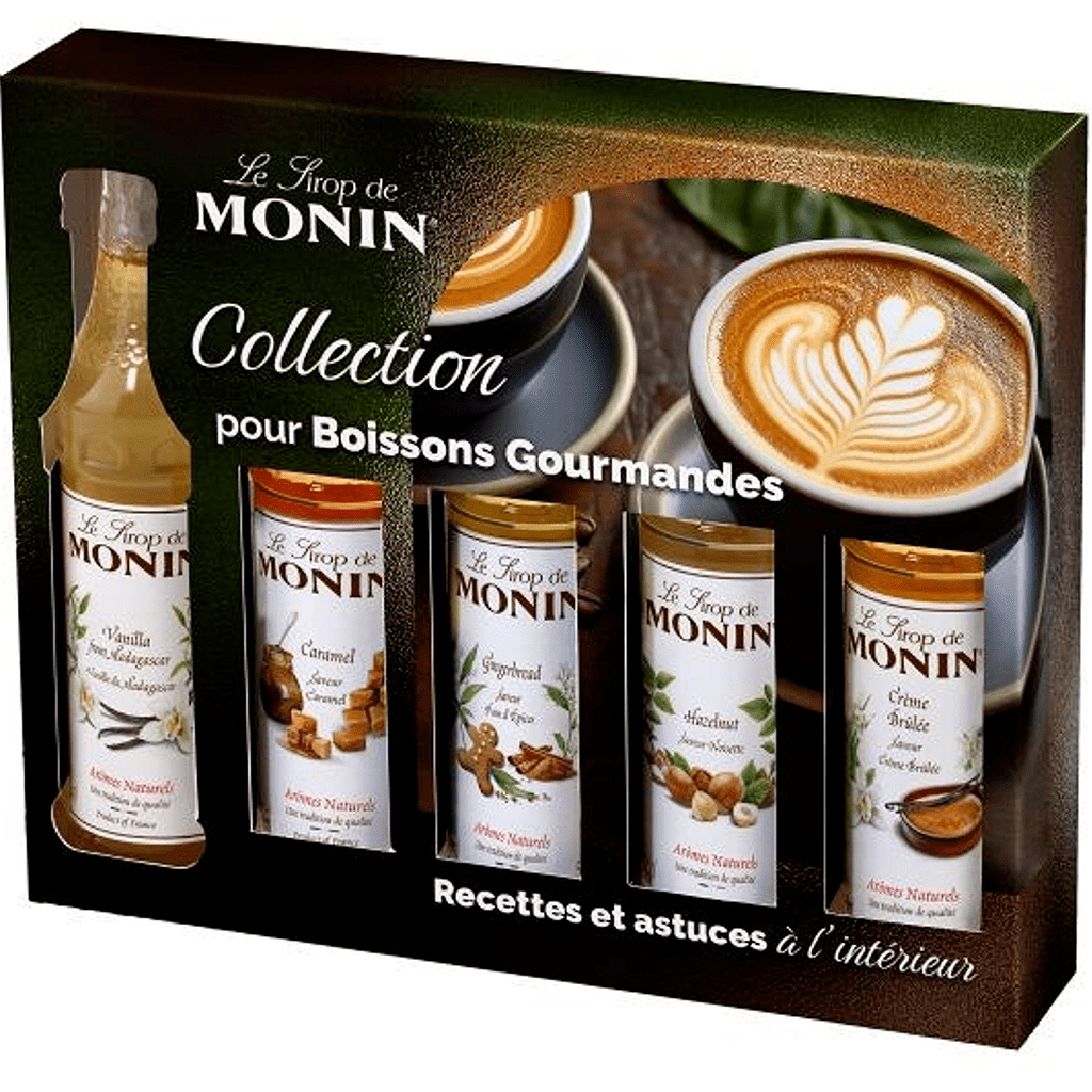 Coffret Café Monin 5x5 5 Coffret Café MONIN - 5x5cl - Pour Boisson Chaude et Cocktails – Image 1