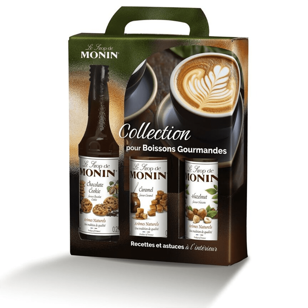 Kit coffret Boisson chaude 3_ Coffret Café MONIN - 3x25cl - Pour Boisson Chaude – Image 1