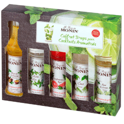 Coffret Cocktails MONIN 5x5cl - Pour Cocktails Aromatisés