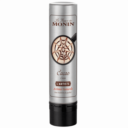 L'Artiste Sauce Cacao MONIN 15ml-  Pour Motifs Précis sur Mousse