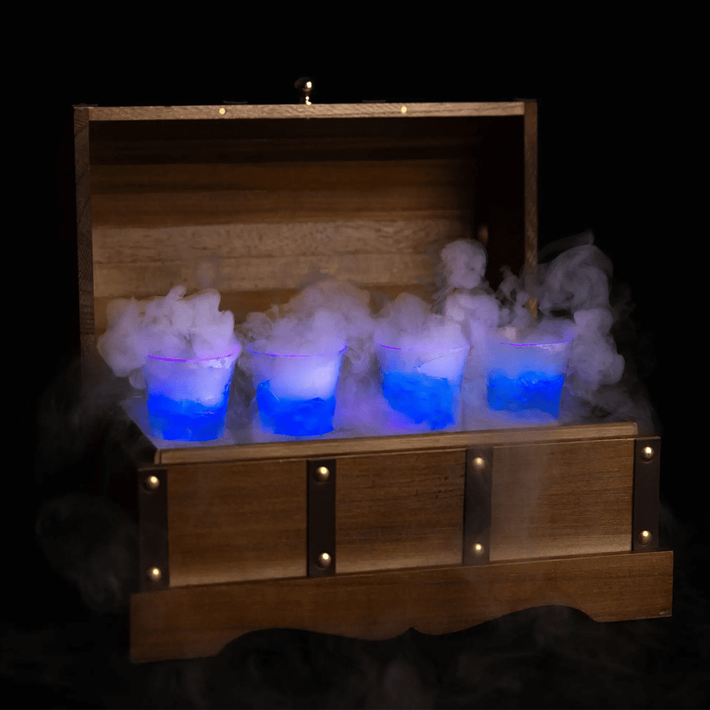 Coffre à fumée pour cocktails - décoration bar à thème