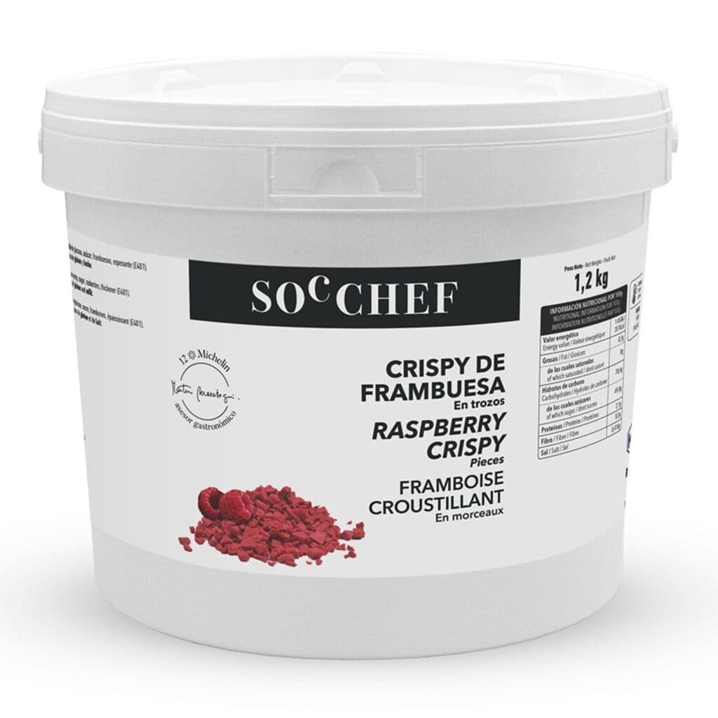 Crispy Framboise Lyophilisée - Seau 1.2 kg
