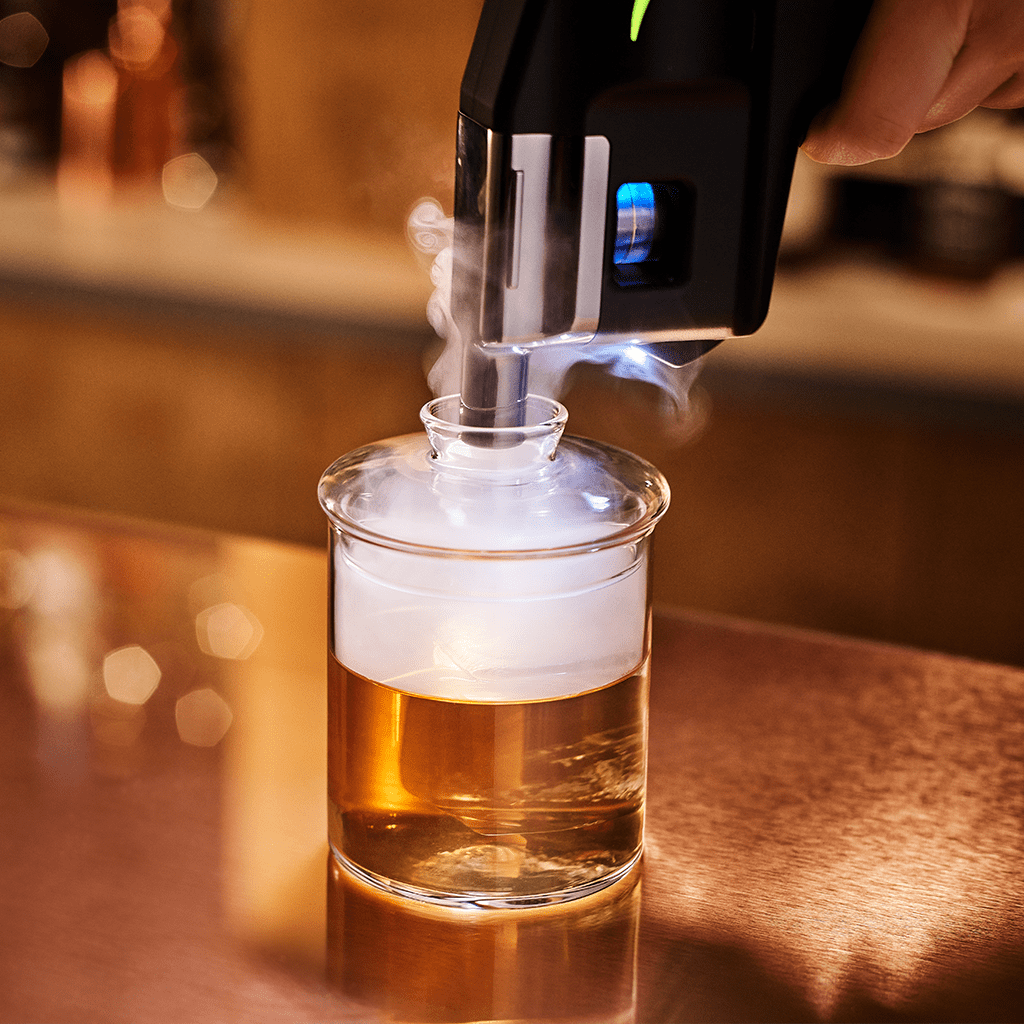 Set Verre & Couvercle à Fumée pour Cocktails et Infusions (x2)