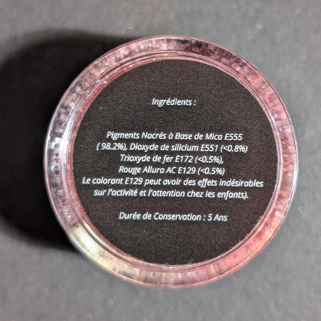 Paillettes Comestibles Cocktail Sans Goût - Rose