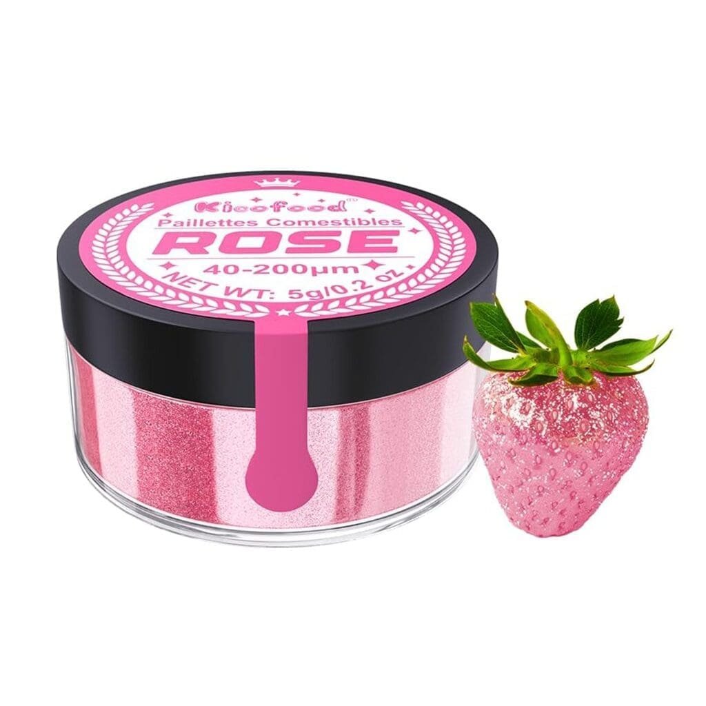 Paillettes Comestibles Cocktail Sans Goût - Rose