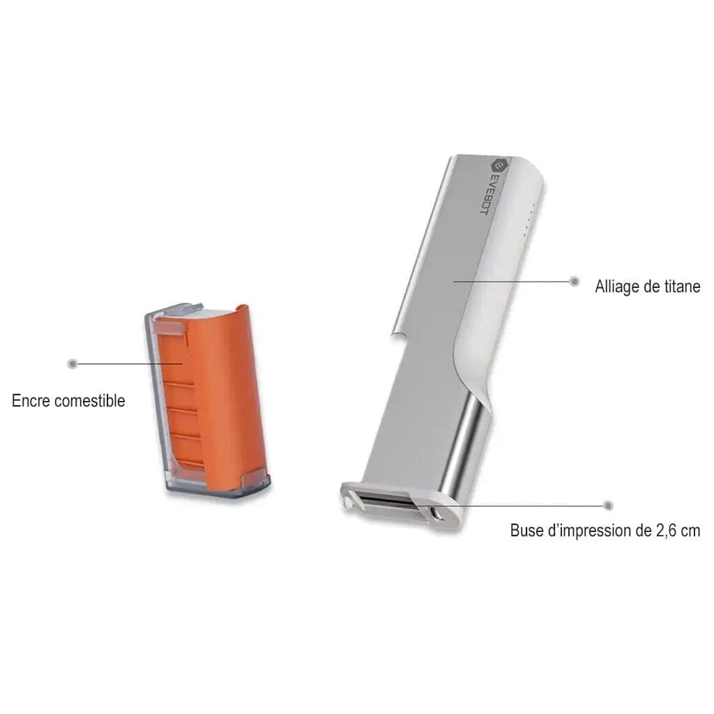 Imprimante alimentaire Stylo Print Portable pour Boissons