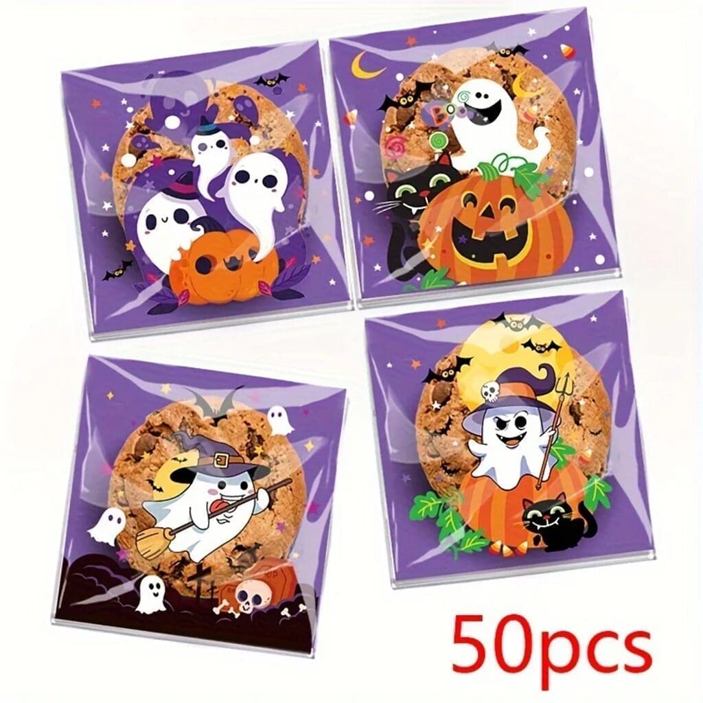 Emballage-bonbon-Halloween-50-pieces Emballage Bonbons Halloween 50 pièces – Image 1