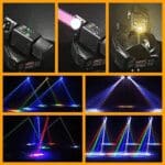 Jeu de lumière compact à double faisceau laser – Image 5