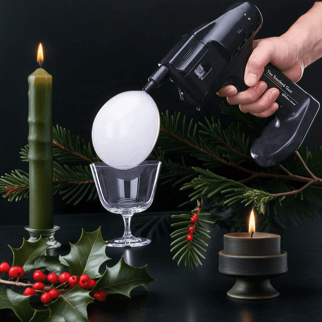 Bulle fumée sur verre