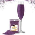 Paillettes Comestibles Cocktail Sans Goût Violet- Sachet 12g