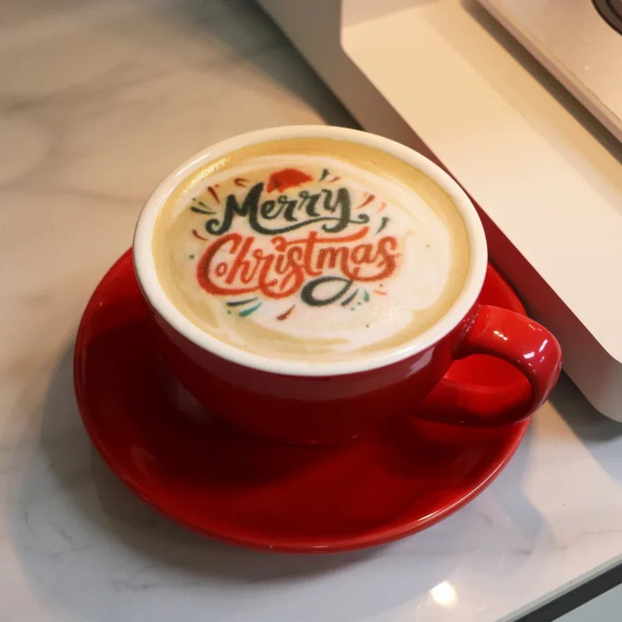 Machine Imprimante Alimentaire Professionnelle Multi couleurs sur Mousse pour Cocktails et Cafés