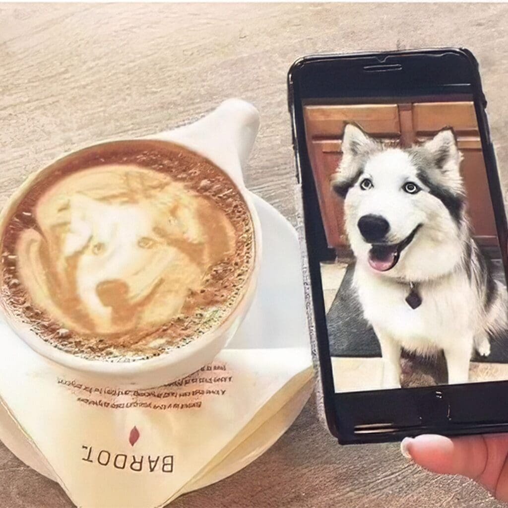 Mini Machine Imprimante Alimentaire sur Mousse pour Cocktails et Cafés