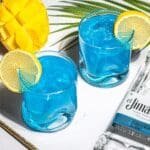 Paillettes Comestibles Cocktail Sans Goût - Bleu Irisé