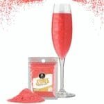 Paillettes Comestibles Cocktail Sans Goût Rouge Corail- Sachet 12g