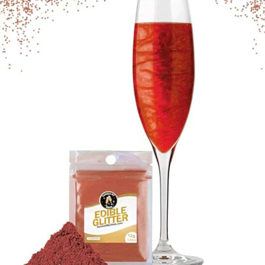 Paillettes Comestibles Cocktail Sans Goût Cuivre- Sachet 12g