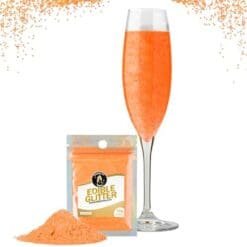 Paillettes Comestibles Cocktail Sans Goût Orange- Sachet 12g