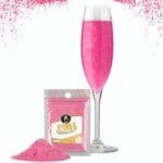 Paillettes Comestibles Cocktail Sans Goût Rose Fushia - Sachet 12g